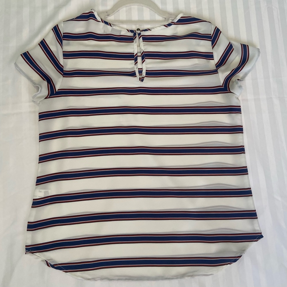 Reitmans striped short sleeve top - Picture 7 of 7